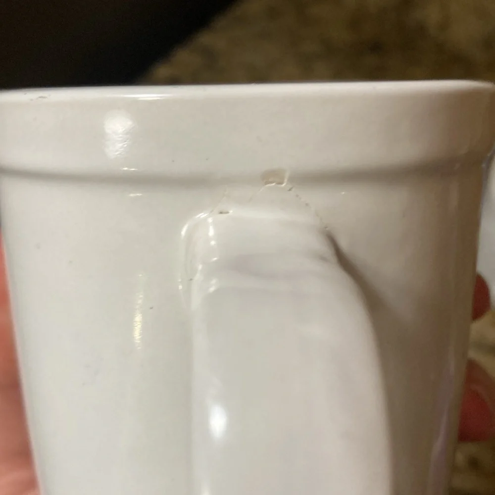 Gibson set of 4 mugs white blue see pictures please